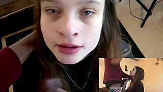 Lesbian best friend sucks big black cock just to have a place to stay