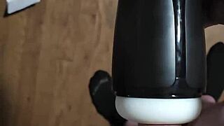 Amateur Plays With New Masturbator!