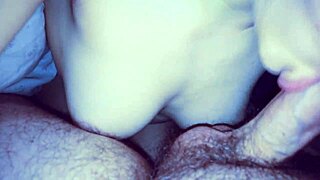 Girlfriend Gets Desert in Bed - Hot Teen 18+ Gets Cumshot