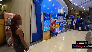 Amateur Thai Teen Sucks Big Dick Boyfriend After Bowling