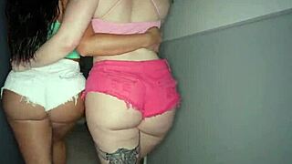 zoey foxx and trixi brooks are foxxes on parade, showing off their big asses and tits