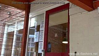 why is chubby sarah jane masturbating and flashing in public?