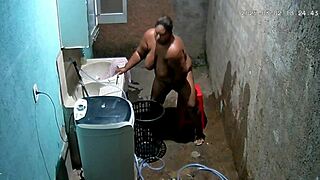 Hidden Camera: Neighbor Masturbates in Backyard, Watched by Neighbor!