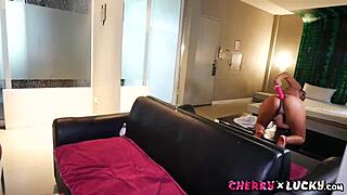 sexy girl discovers new toy pleasure