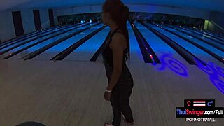 Amateur Thai Teen Sucks Big Dick Boyfriend After Bowling