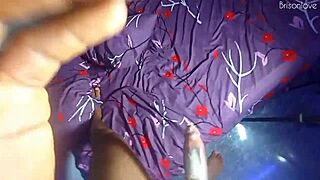 man, she's moaning loud as he goes deep in her creamy ebony ass