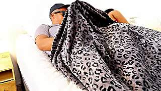 Passionate Night As Stepmother And Stepson Share Bed Intensely