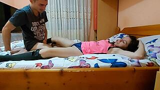 Fuck That Petite Girlfriend In Long Socks!