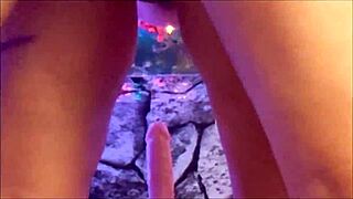 hotwife steffi teases her slutty pussy at the party