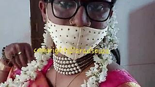 Indian Crossdresser Model Lara Dsouza Saree Video3