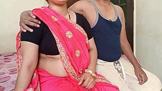 Indian Hot Housewife Interacts With Husband In Village Setting
