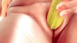 What if that newly indian village girl starts fucking a vegetable?