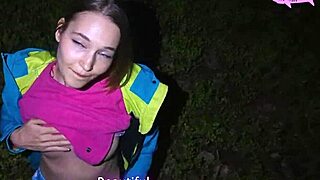 adorable girl got lost in forest 😲, i showed her the way, but in return 😈 on wifetube.xxx