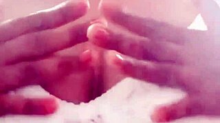 Sister Bath Time Fuck Pussy with Sponge Gourd