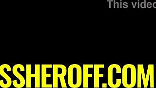 Thick big tits colombian slut gets soaked in hot piss pov close up