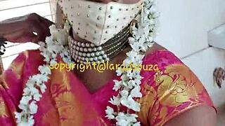 Indian Crossdresser Model Lara Dsouza Saree Video3