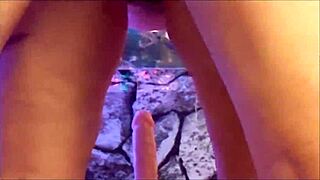 hotwife steffi teases her slutty pussy at the party