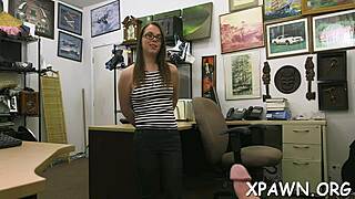 The little 18+ harlot excited by cock inside