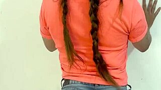 Latina Teen Solo Teases Followers with Her Big Tits in Softcore Show