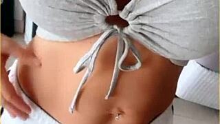 Wifey Stuns In Her Perfect Homemade Shirt For Housewife Video