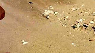 hey, check out this sexy asian wife with big tits nude on the beach