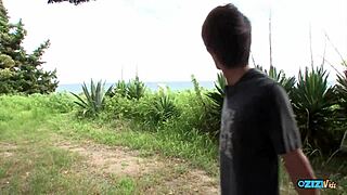 Outdoor Camping Primal Connection With Asian Girlfriend