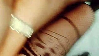 Playing with mature neighbor's pussy using huge dildo making her cum in spurts