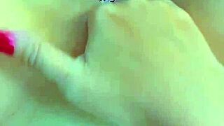 Blonde teen asks neighbor to suck her perfect pink pussy in homemade reality