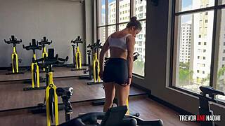 Fit Babe Teases at Gym, Gets Fucked Twice?