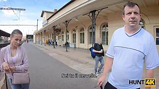 Old Man Allows Stranger To Fuck His Girlfriend For Money