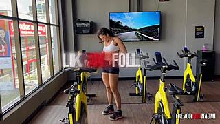 Fit Babe Teases at Gym, Gets Fucked Twice?