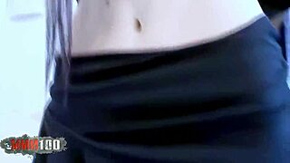 Young French Brunette Chrystal Fucks With Jorge