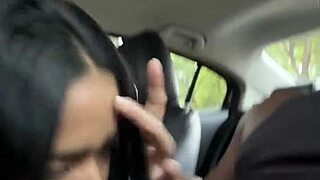 I suck the drivers huge dick to pay for the trip -amateur couple- nysdel