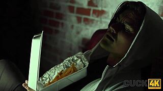 Cuck4k Cuckold Catches Long-Haired Friend Fucking His Wife In Their Bedroom