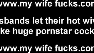 Wife fulfills fantasy by fucking male pornstar