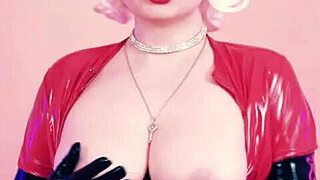 Latex Fetish Big Ass Rubber Milf Teases Arya Grander