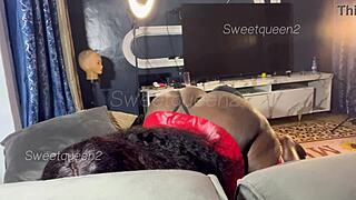 He delivers intense pussy and ass licking to chubby BBW before hardcore fucking