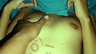 super young 18+ gf incredible wet milky pussy orgasm close up