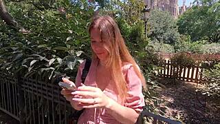 Girl Sucks Cock In Public For Photos