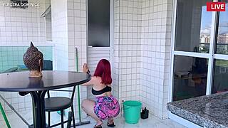 Contratei Essa Empregada Rabuda, Olha Essa Bunda Fiquei Louco De Tesão Por Esse Shortinho Molinho