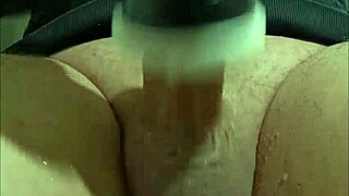 Feeling overwhelming pleasure fucking fleshlight with monster cock