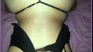 nerdy latina kitten begs for milk in her cheating mouth