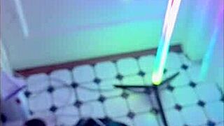 i was bathing in the homemade amateur shower, my ebony black skin getting wet, but i made a error and slipped on the soap, oops