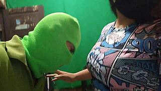 Using The Big Chicken For My Hot Actions With My Lover On Turn The Alpha Male Shows His Big Penis And I Propose That You Ride It Like A Whore In Heat