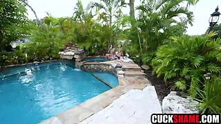 'The LATINA WIFE BANGS her NEW FRIEND. Right in front of CUCKOLD HUSBAND CHLOE AMOUR!'