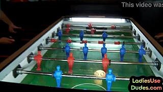 Femdom amateur babes pegging guy asshole with bottle