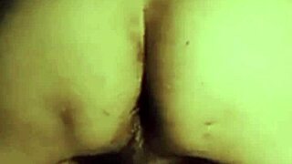 Hard anal sex and pussy creampie!