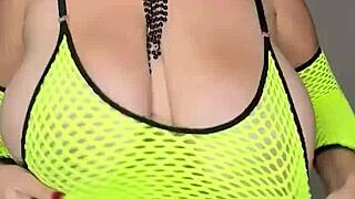 milfs stepmom wants to fuck on the bed shakes her huge natural tits touches herself already wet