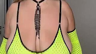 milfs stepmom wants to fuck on the bed shakes her huge natural tits touches herself already wet