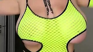 milfs stepmom wants to fuck on the bed shakes her huge natural tits touches herself already wet